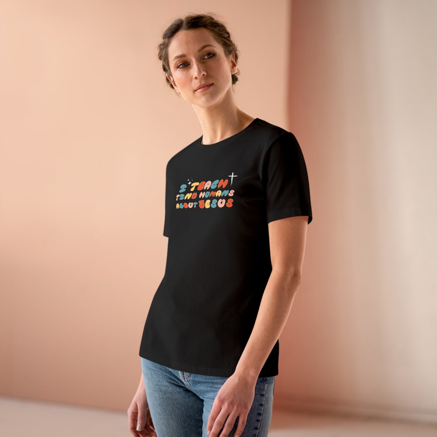Teaching About Jesus Women's Cotton Tee