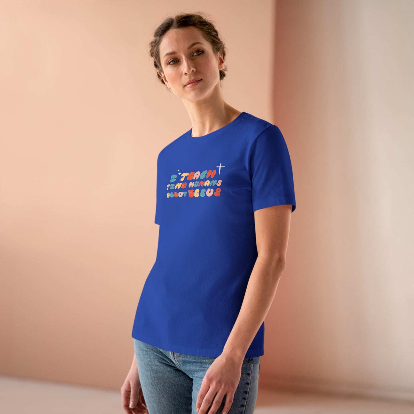 Teaching About Jesus Women's Cotton Tee