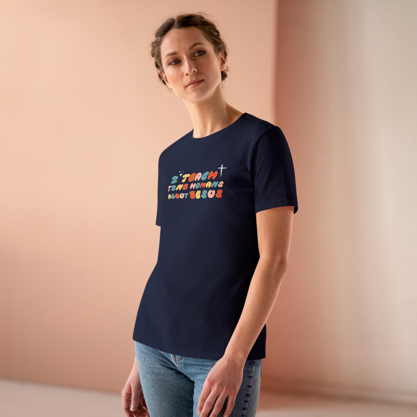 Teaching About Jesus Women's Cotton Tee