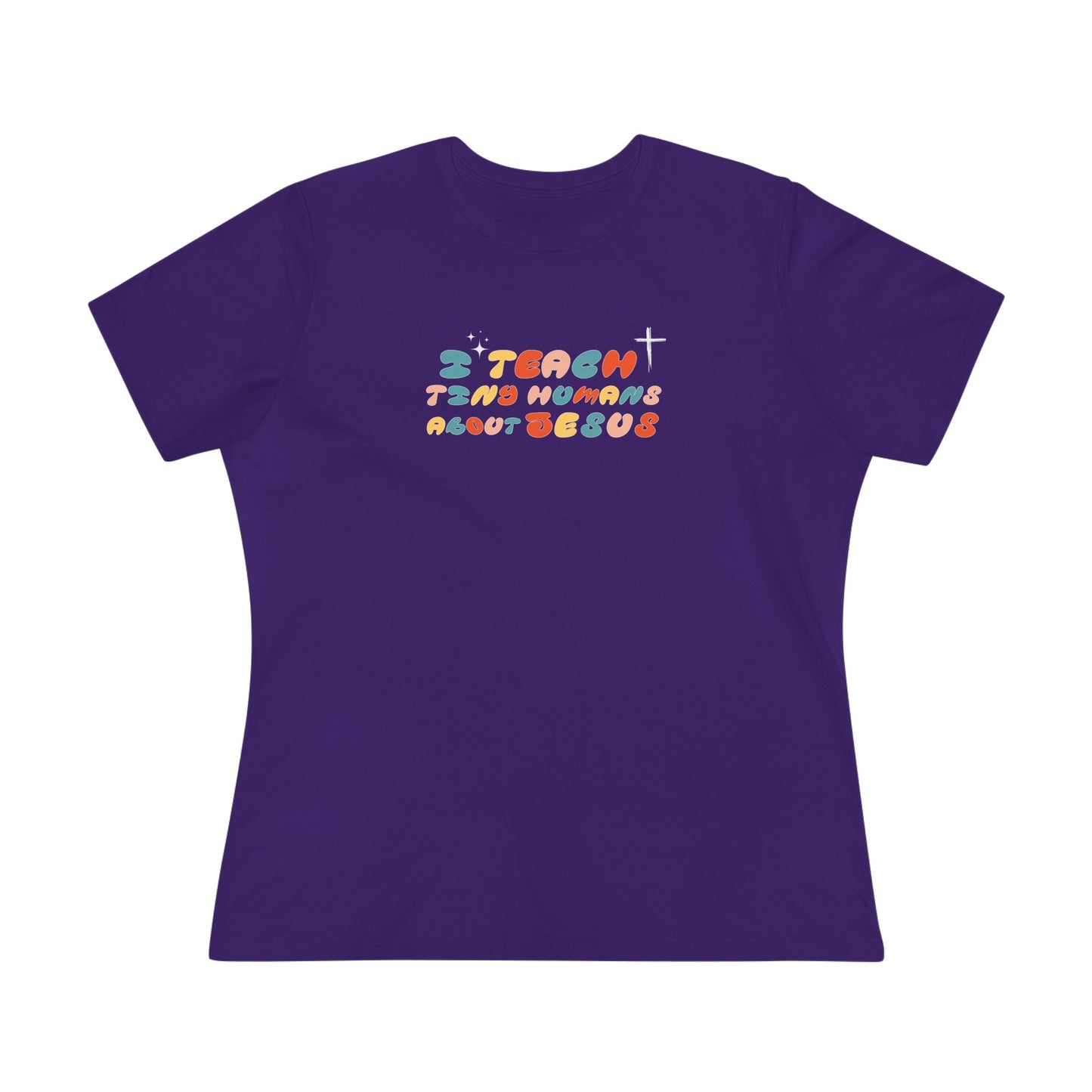 Teaching About Jesus Women's Cotton Tee