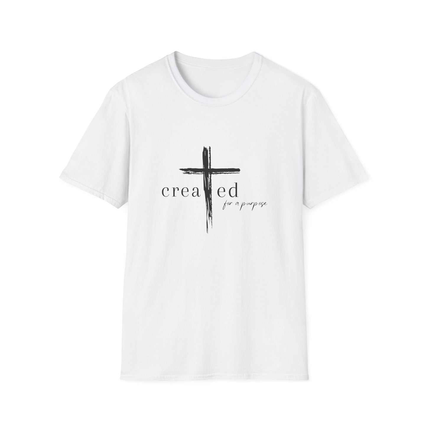 Created For A Purpose Unisex Softstyle T-Shirt