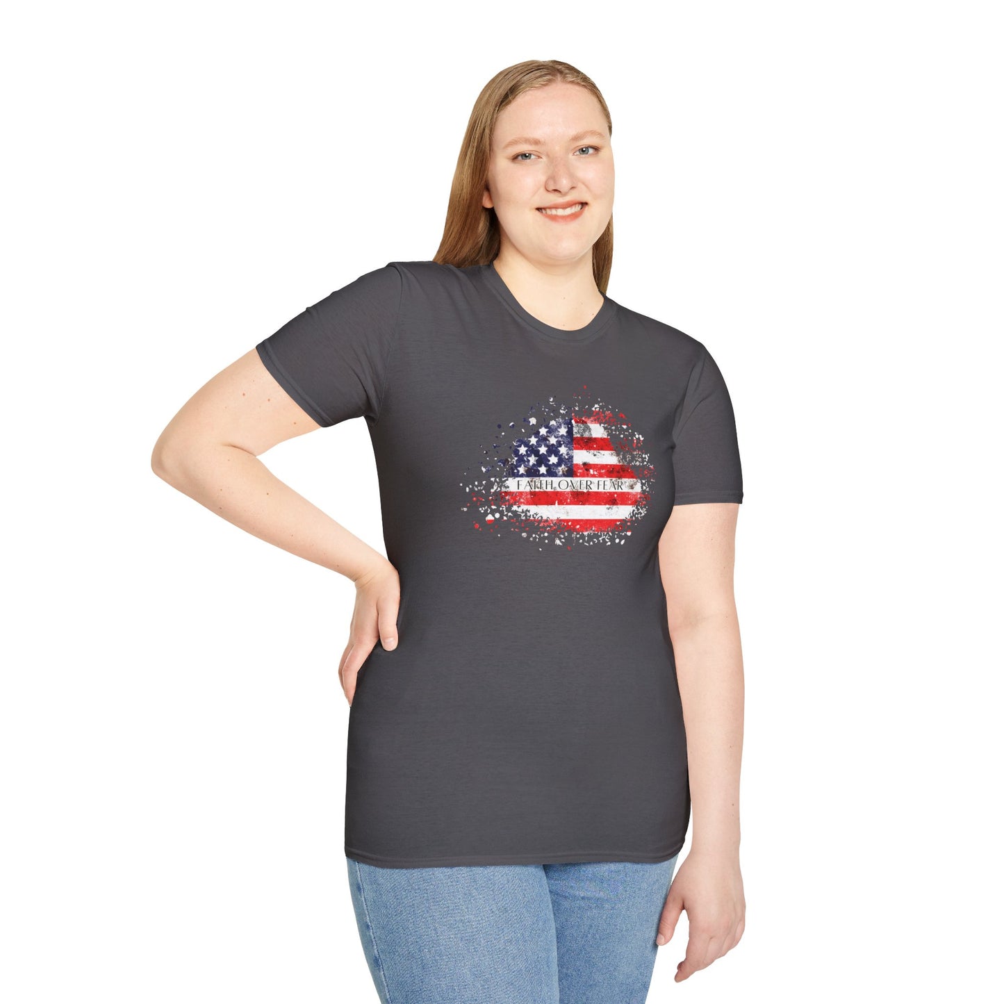 Faith Over Fear Unisex Softstyle T-Shirt