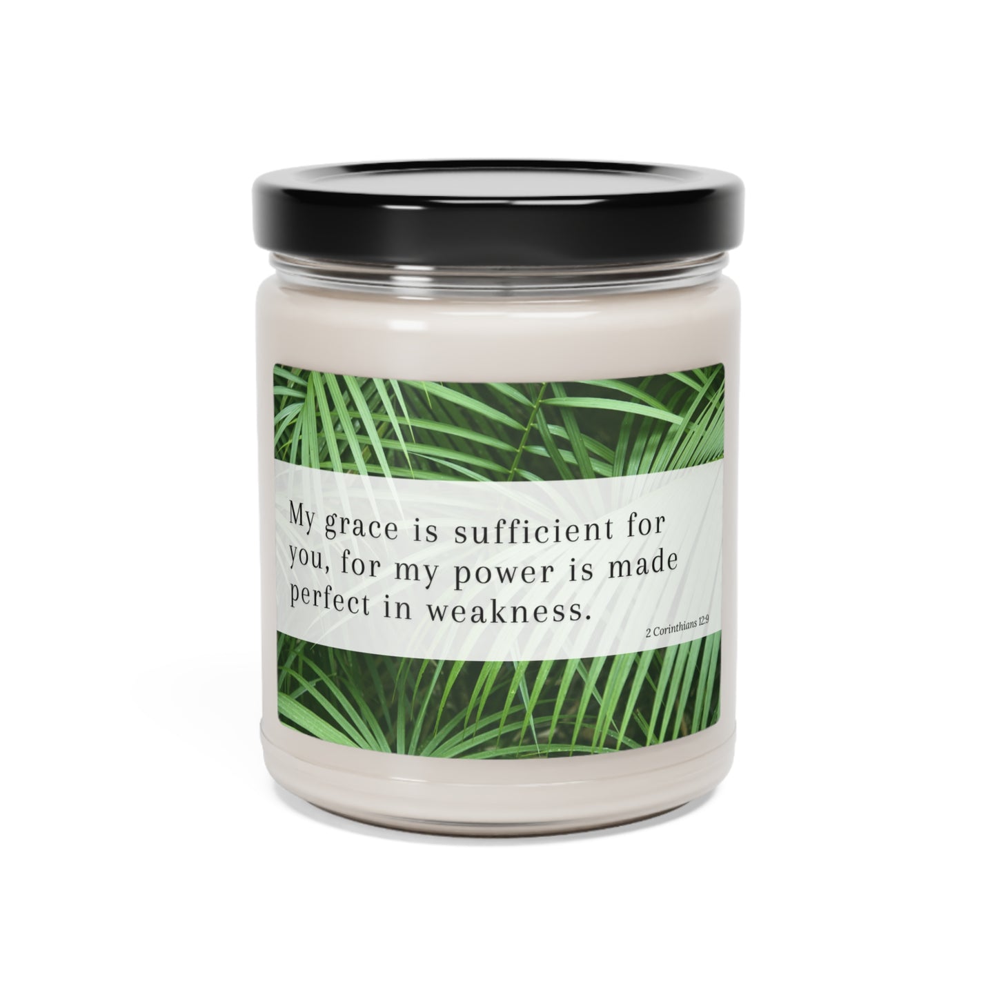 2 Corinthians 12:9 Scented Soy Candle, 9oz