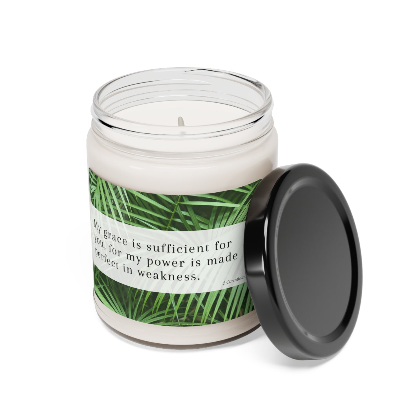 2 Corinthians 12:9 Scented Soy Candle, 9oz