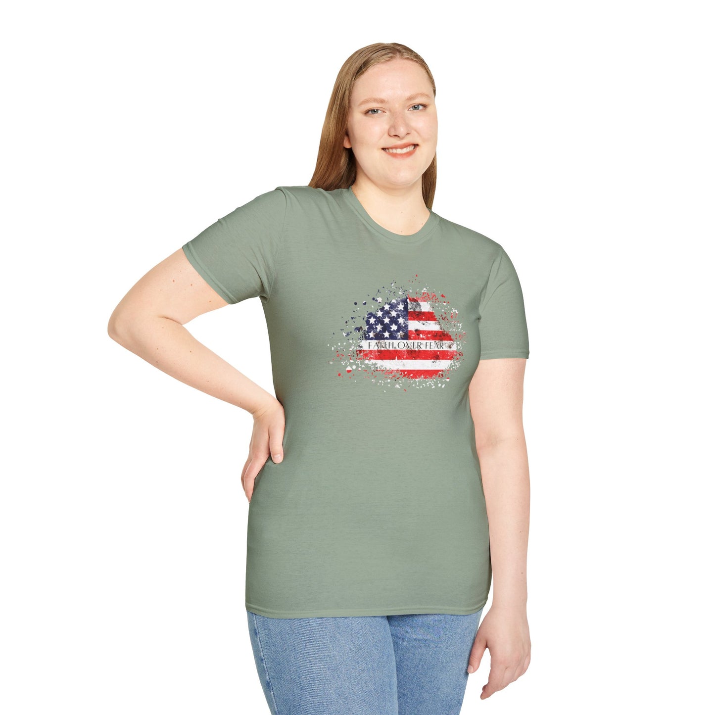 Faith Over Fear Unisex Softstyle T-Shirt