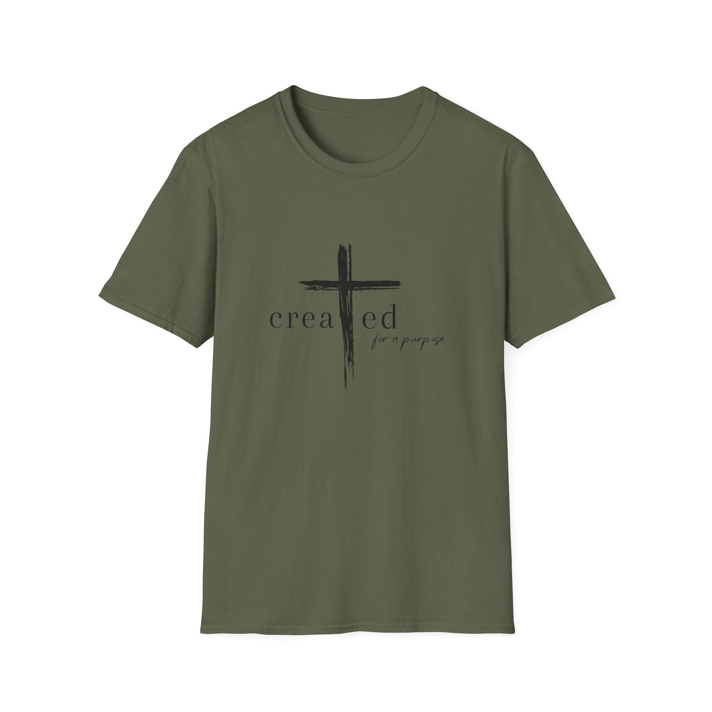 Created For A Purpose Unisex Softstyle T-Shirt