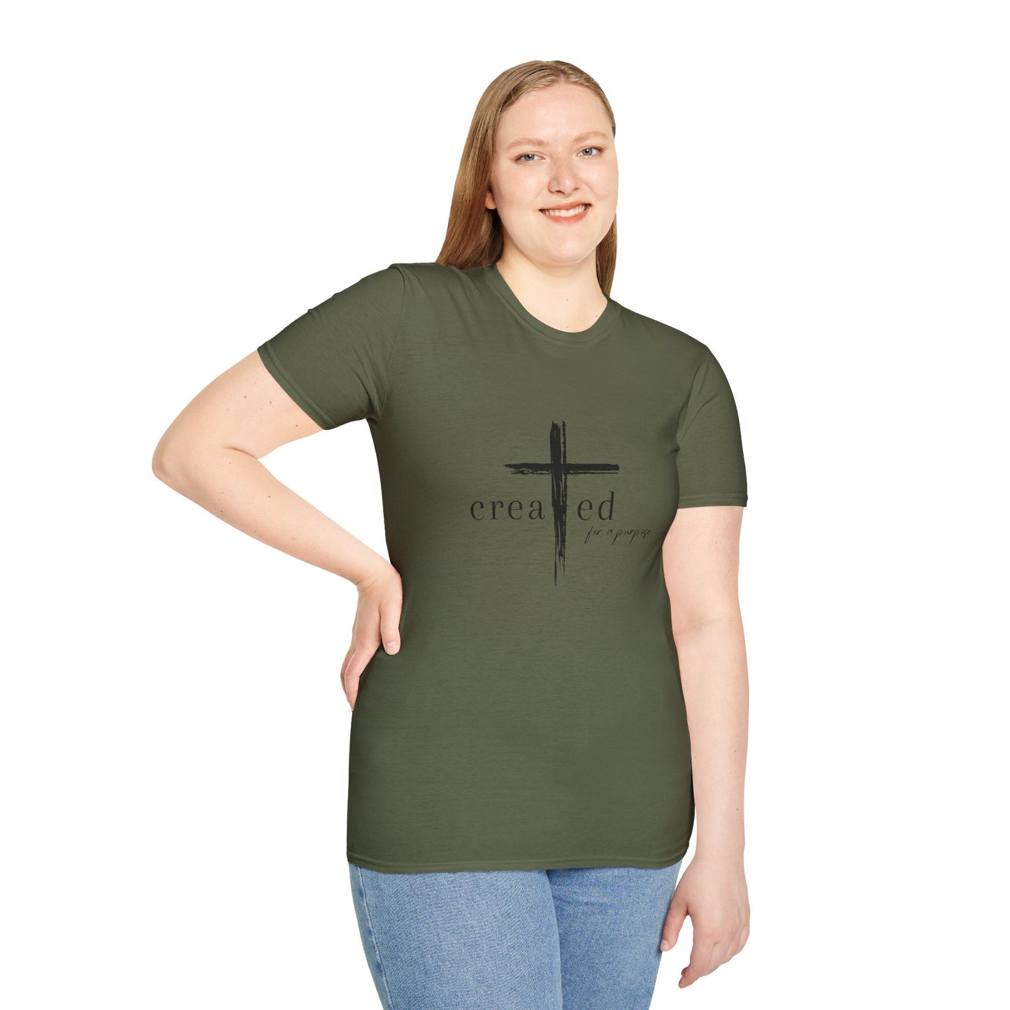 Created For A Purpose Unisex Softstyle T-Shirt