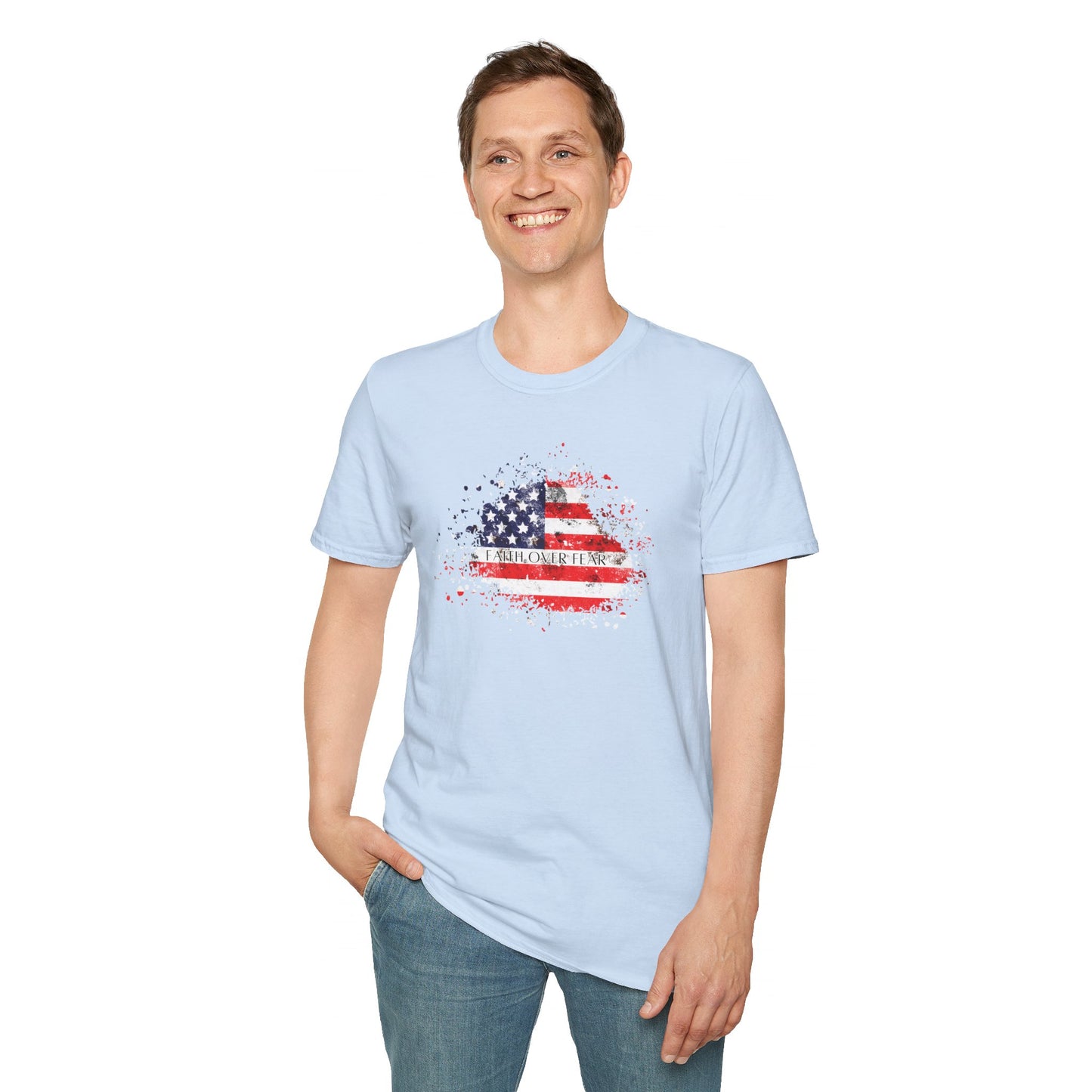 Faith Over Fear Unisex Softstyle T-Shirt