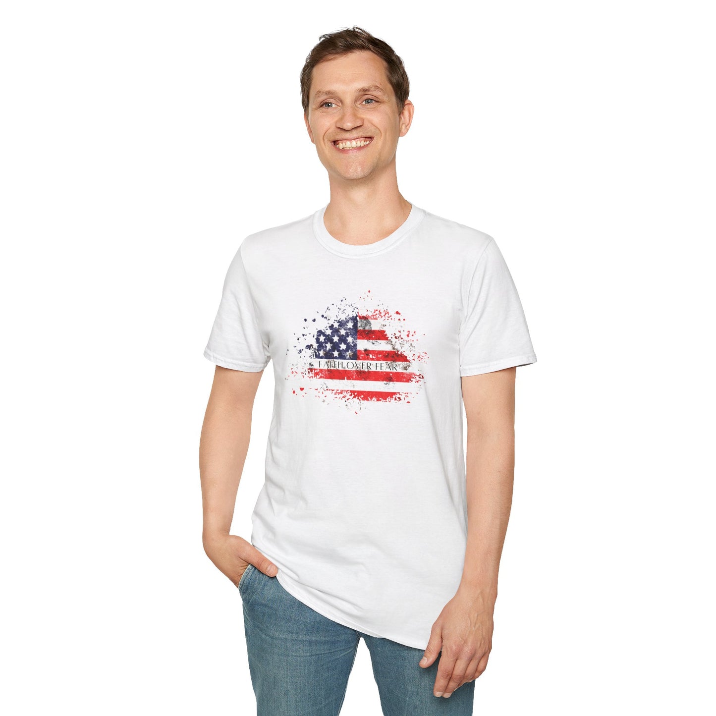 Faith Over Fear Unisex Softstyle T-Shirt