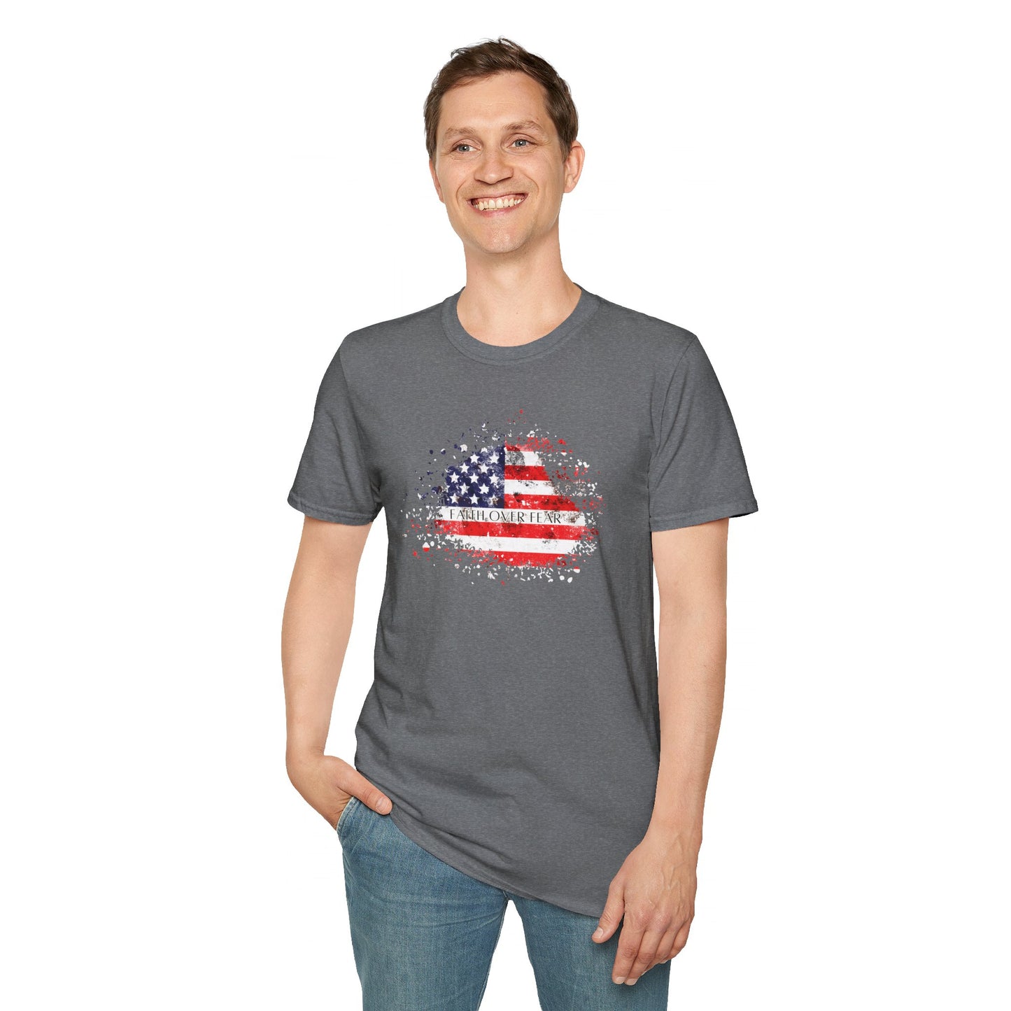 Faith Over Fear Unisex Softstyle T-Shirt