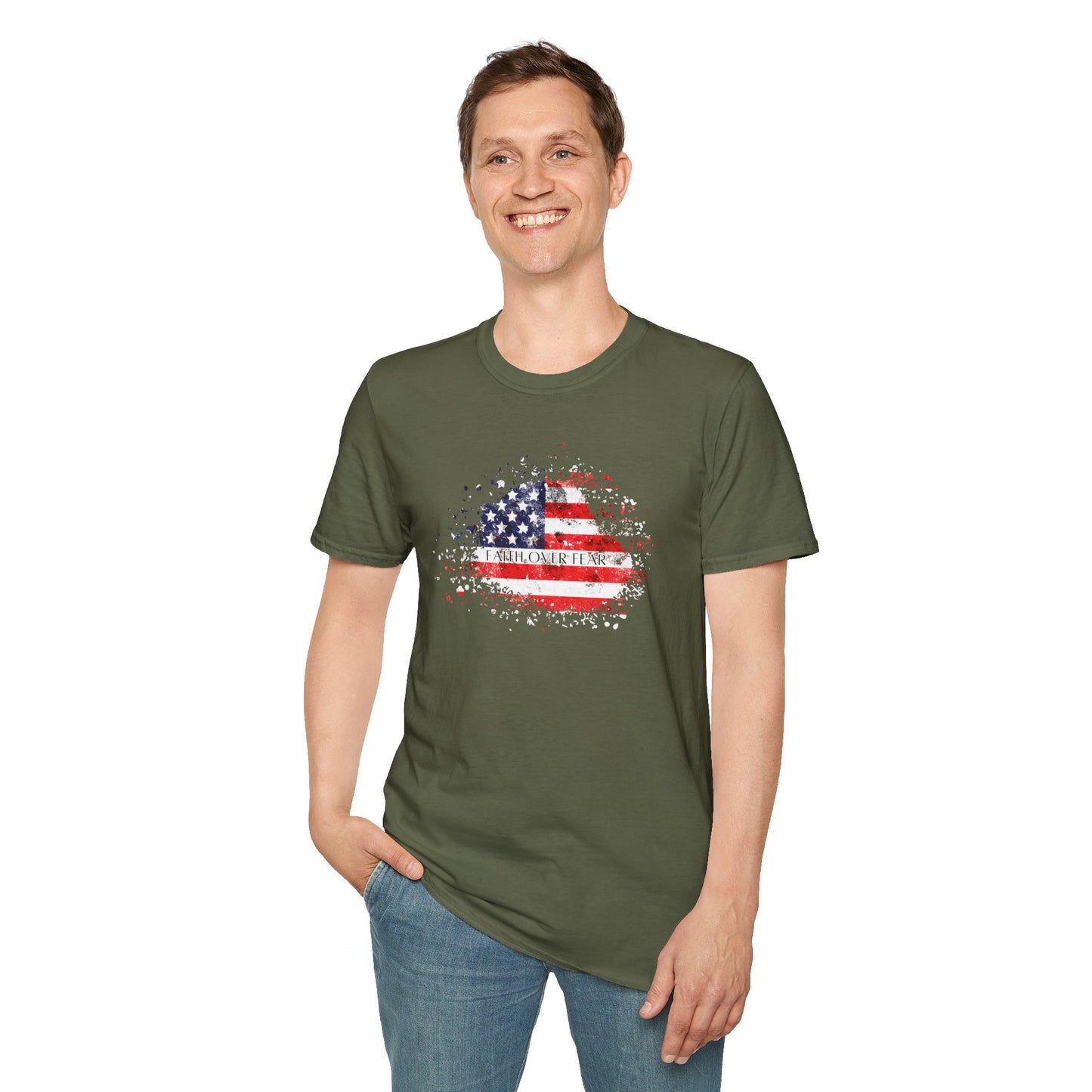 Faith Over Fear Unisex Softstyle T-Shirt