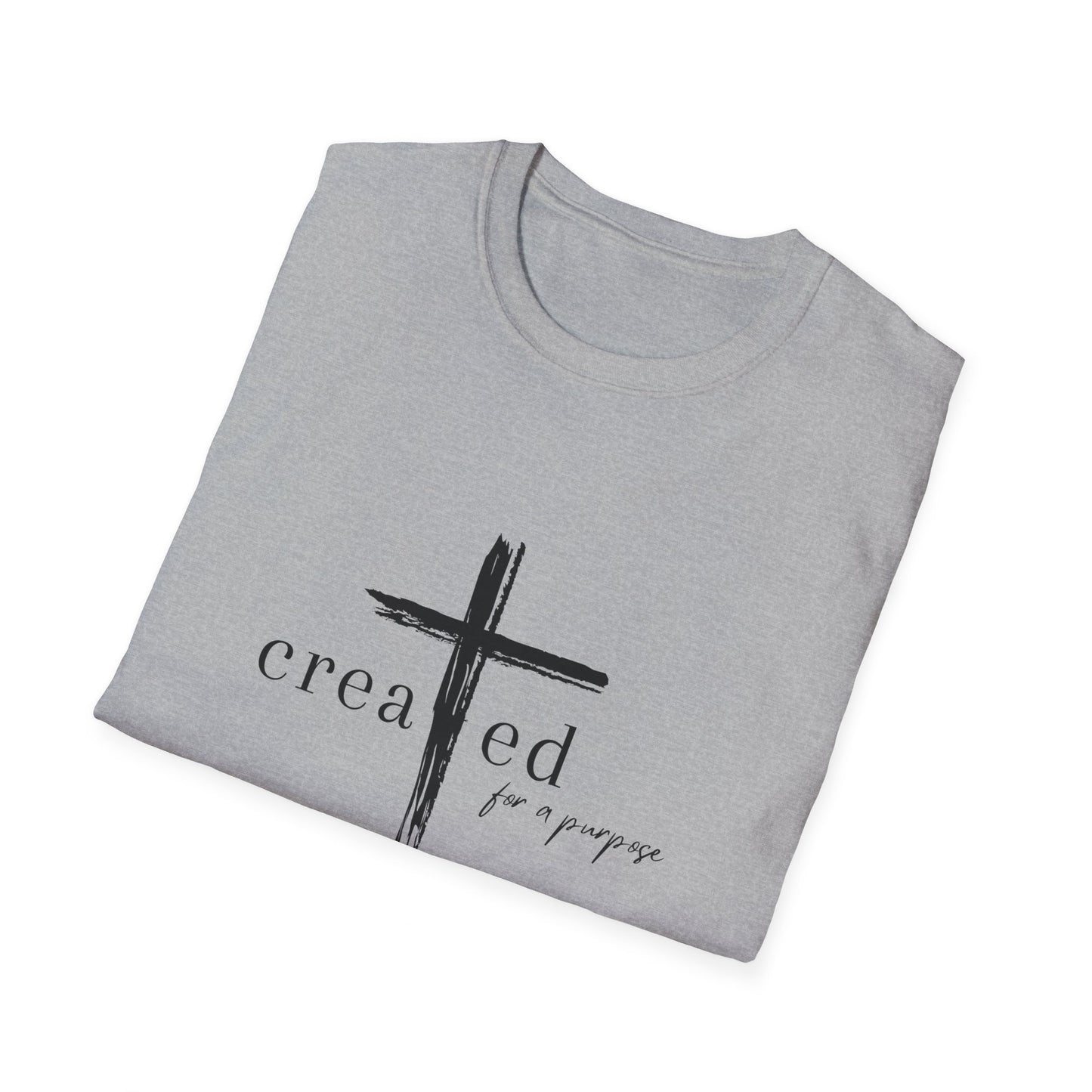 Created For A Purpose Unisex Softstyle T-Shirt