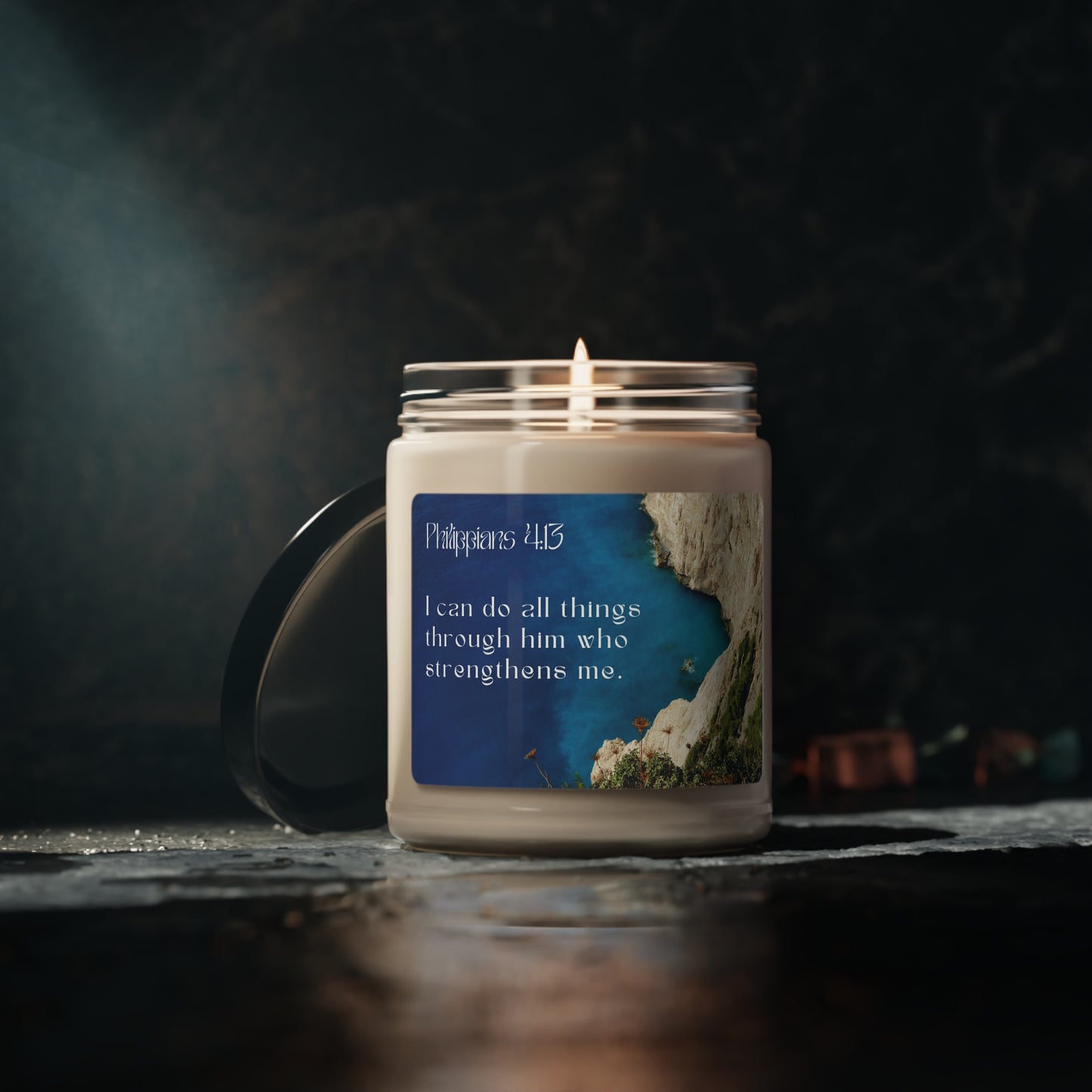 Philippians 4:13 Scented Soy Candle, 9oz