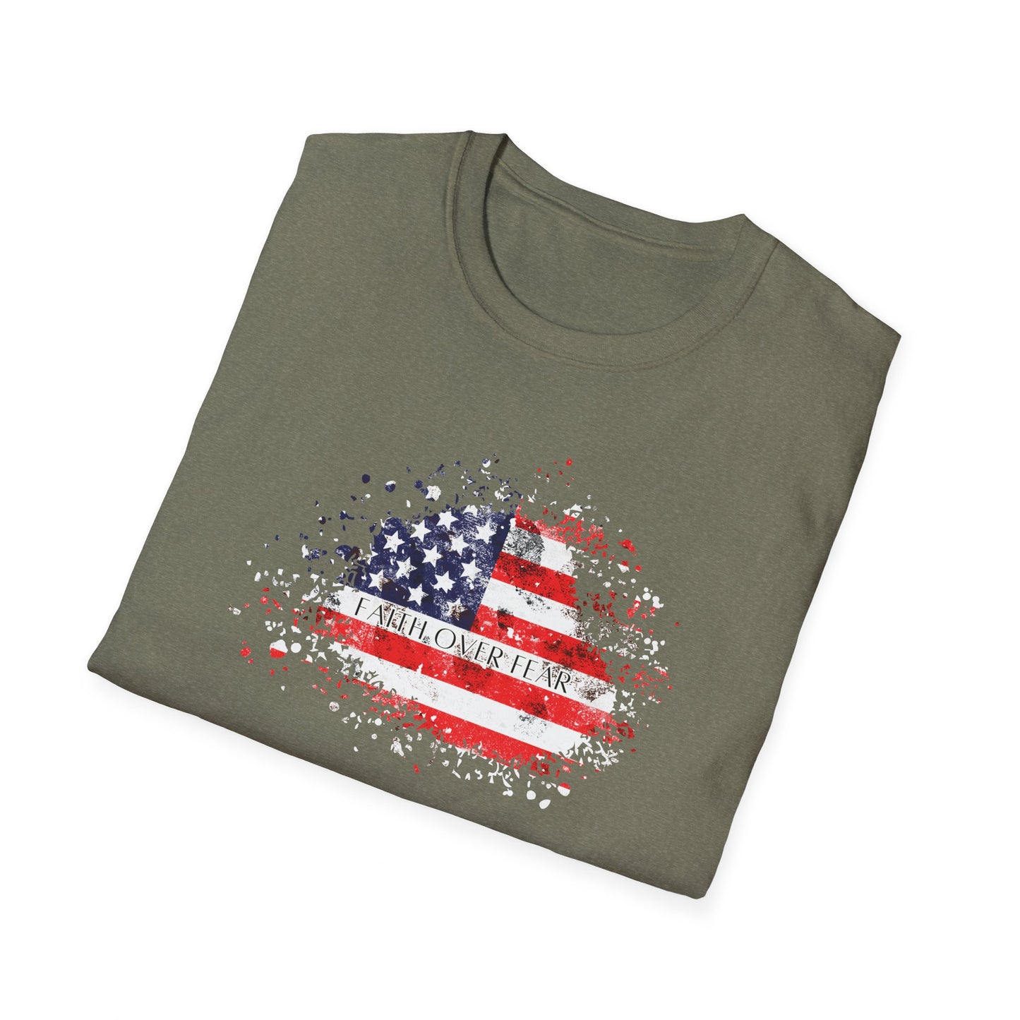 Faith Over Fear Unisex Softstyle T-Shirt