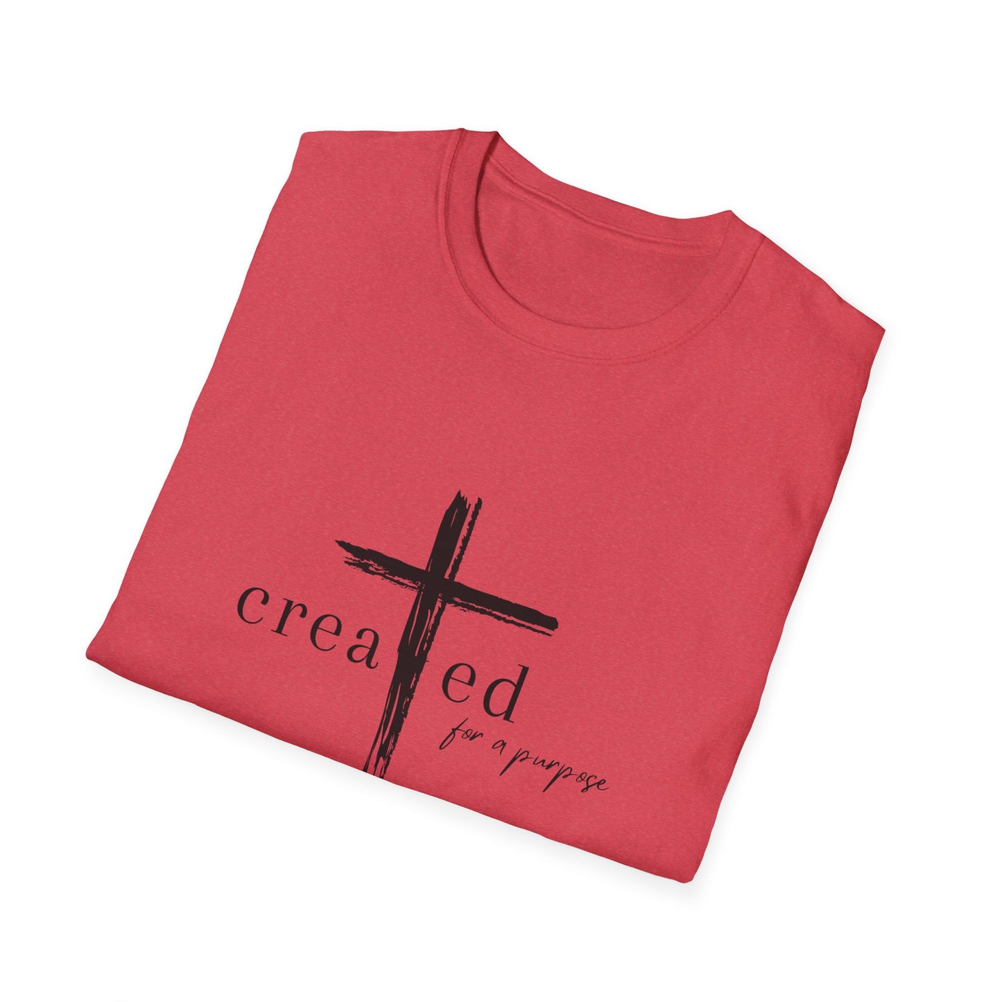 Created For A Purpose Unisex Softstyle T-Shirt