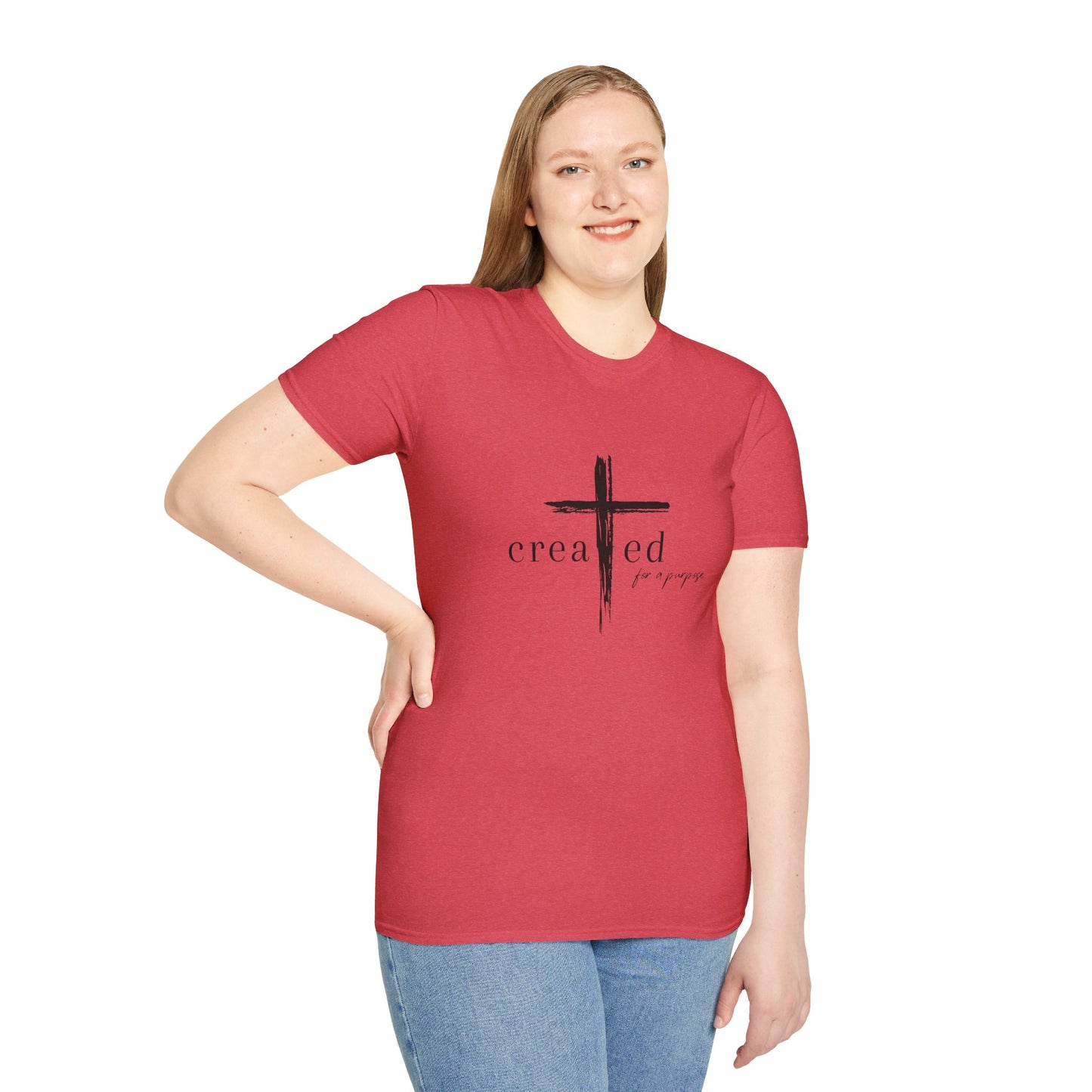 Created For A Purpose Unisex Softstyle T-Shirt