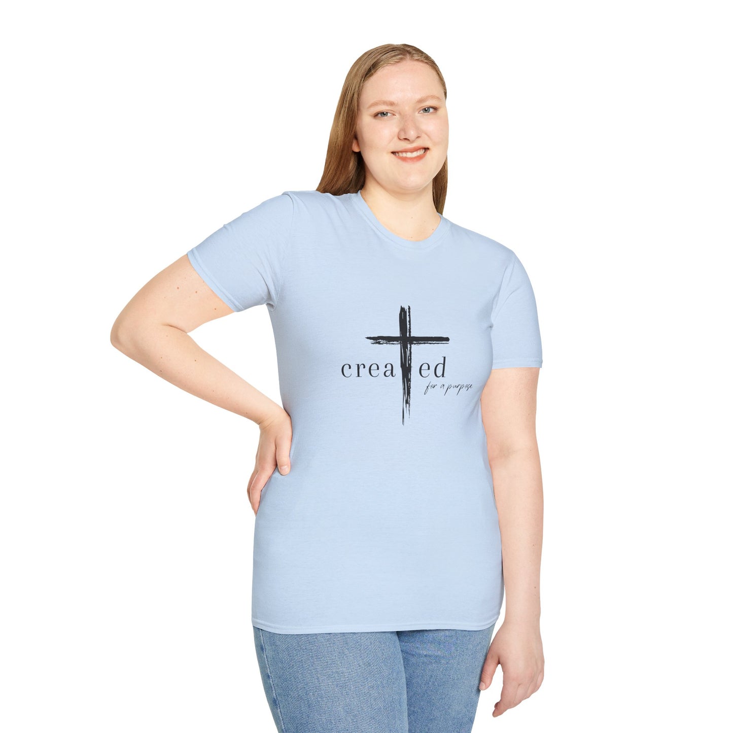 Created For A Purpose Unisex Softstyle T-Shirt