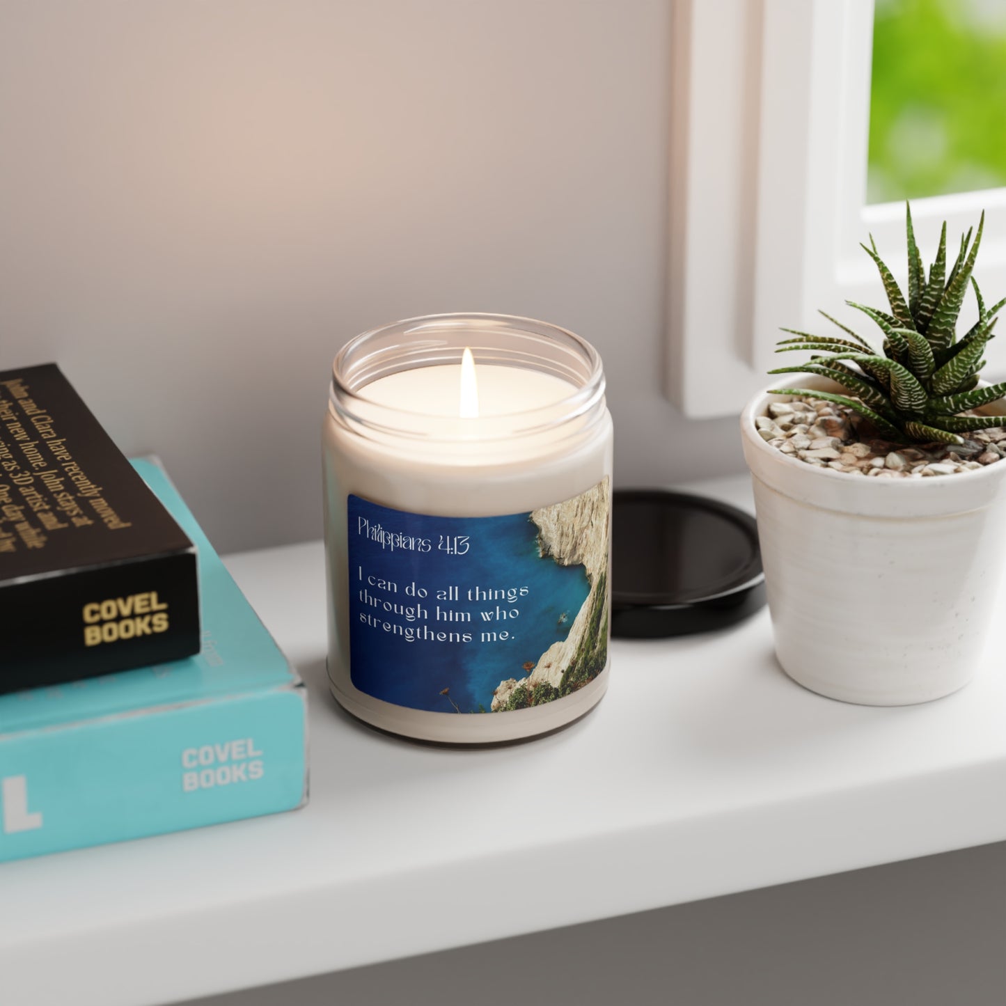 Philippians 4:13 Scented Soy Candle, 9oz